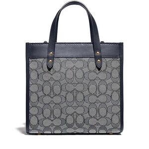Brand  new condition Coach Navy and Gray Signature Tote Bag